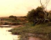 埃米利奥 桑切斯 佩里耶 : On The River's Edge At Dusk